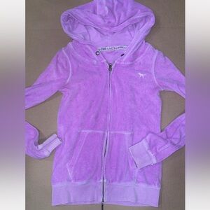 PINK Victoria's Secret Lavender Zip-Up Hoodie Y2K vintage